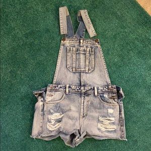 Denim Overalls